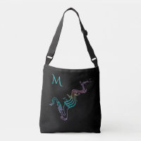 Saxofón colorido en la bolsa de asas adaptable del