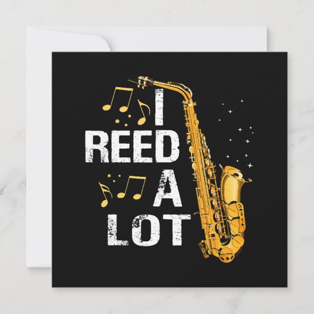 Saxofón divertido (Anverso)
