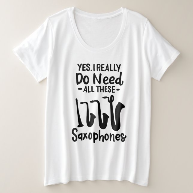 Saxofón - Tipos saxofónicos (Anverso del diseño)