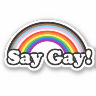 Say Gay Pegatina