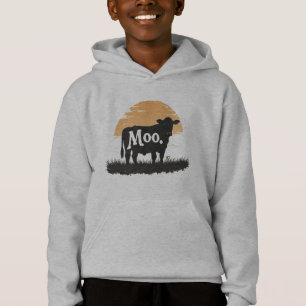 Say Moo — Cute Cow Silhouette