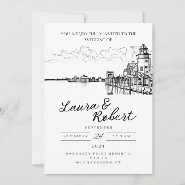 Saybrook Point Resort y la invitación a la Marina (Anverso)