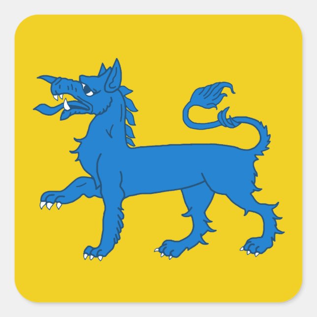 SCA Pegatina de la placa de población del Reino Un (Anverso)