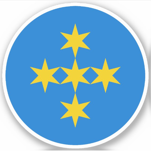 SCA Pegatina de Vinilo del Ejército del Sur del Re (Anverso)