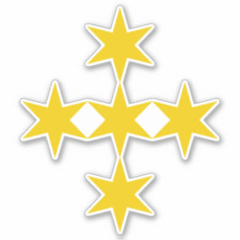 SCA Pegatina de Vinilo del Ejército del Sur del Re