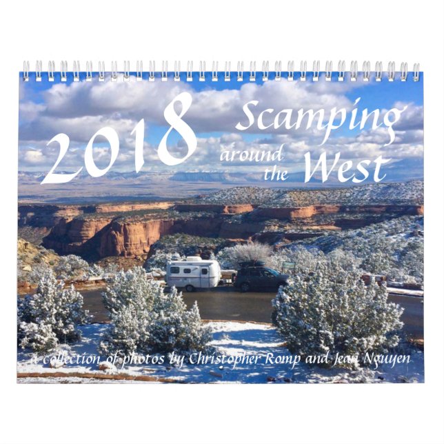 Scamping 2018 alrededor del calendario del oeste (Tapa)