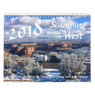 Scamping 2018 alrededor del calendario del oeste