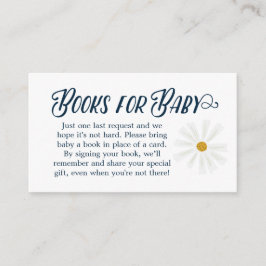 Scandi Daisy Books para la tarjeta de cierre para