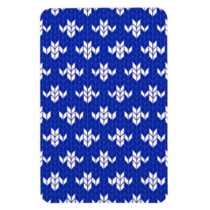 SCANDIA BLUE KNIT 4x6 Imán flexible