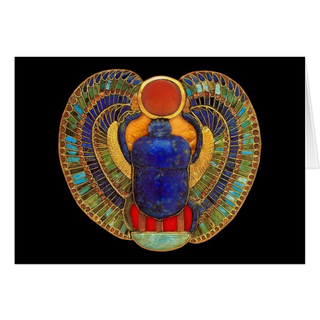 Scarab sagrado del antiguo Egipto (Anverso (Horizontal))