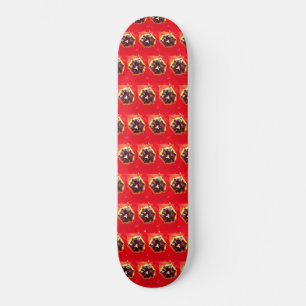 Scarlet Red Tulip Skateboard