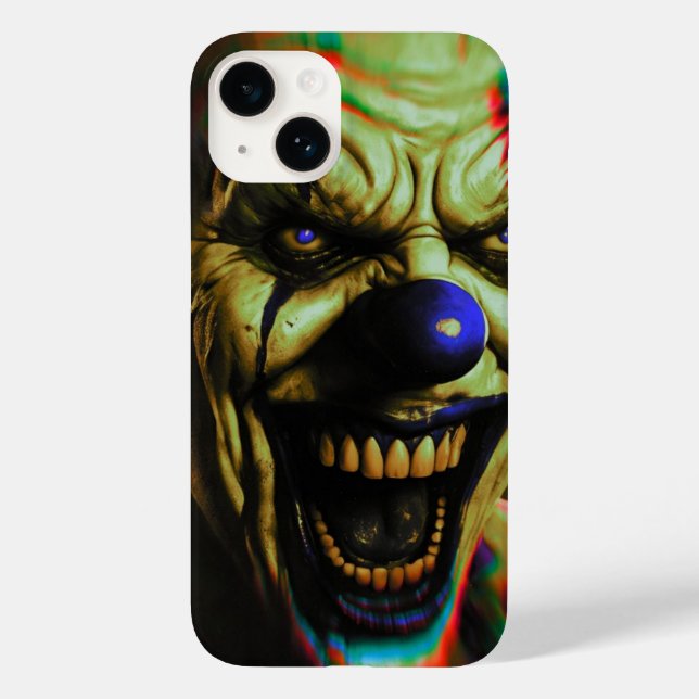 Scary clown funda del iPhone 14 (Reverso )