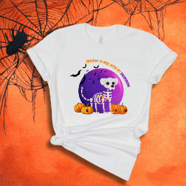 Scary Dachshund Halloween camiseta de luna llena
