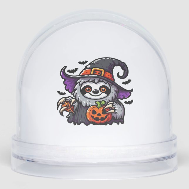 Scary Halloween Sloth Witch Gorra disstume espeluz (Anverso)