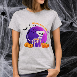 Scary Pug Halloween Camiseta Luna llena