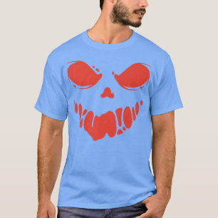 Scary Smile Face Halloween Diseño Camiseta Premium