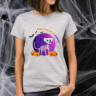 Scary Weimaraner Halloween Camiseta de Luna llena