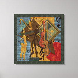 Scat Masters Jazz Series Lienzo envuelto