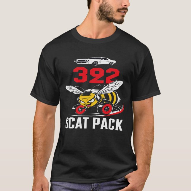 Scat Pack – Camiseta de Rendimiento de Poder Muscu (Anverso)