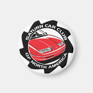 SCCNA Pequeño imán - Club de Autos Saturno