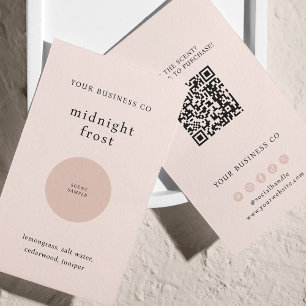 Scent Ejemplo Fragrance Tester Rubor QR Code Card