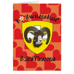 Schaffhausen Schweiz Suisse Svizzera Grusskarte