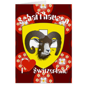 Schaffhausen Schweiz Suisse Svizzera Grusskarte