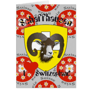 Schaffhausen Schweiz Suisse Svizzera Grusskarte