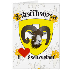 Schaffhausen Schweiz Suisse Svizzera Grusskarte