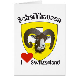 Schaffhausen Schweiz Suisse Svizzera Grusskarte