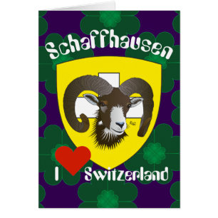 Schaffhausen Schweiz Suisse Svizzera Grusskarte