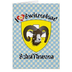 Schaffhausen Schweiz Suisse Svizzera Grusskarte