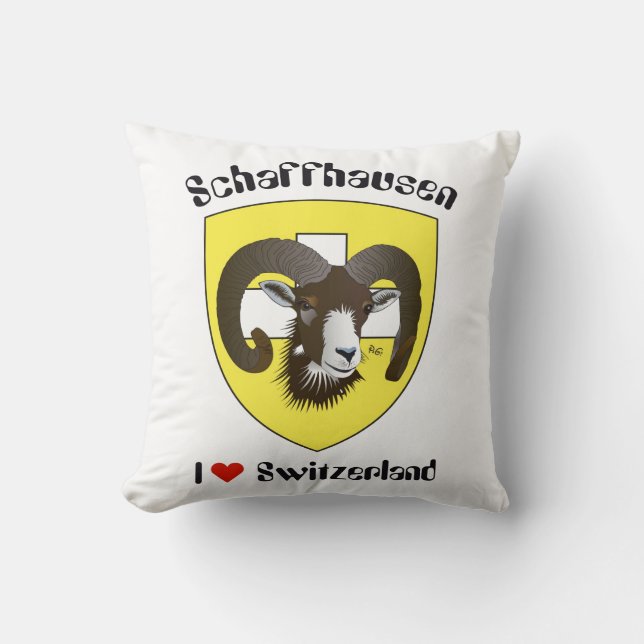 Schaffhausen Suiza almohada (Anverso)