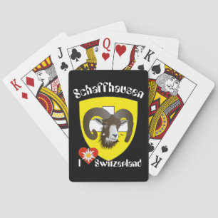 Schaffhausen - Suiza Suisse - cartas de juego