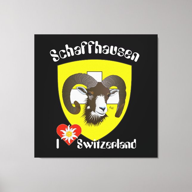 Schaffhausen - Suiza Suisse - lienzo (Anverso)