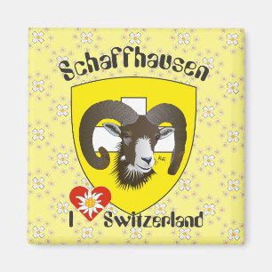 Schaffhausen - Suiza Suisse - Svizzera imán
