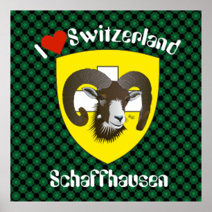 Schaffhausen - Suiza Suisse - Svizzera póster