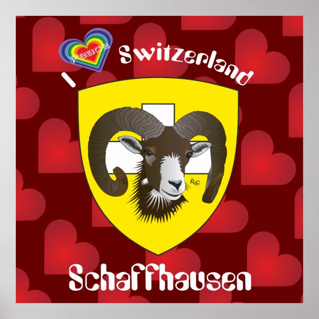 Schaffhausen - Suiza Suisse - Svizzera póster (Frente)
