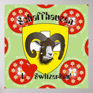 Schaffhausen - Suiza Suisse - Svizzera póster