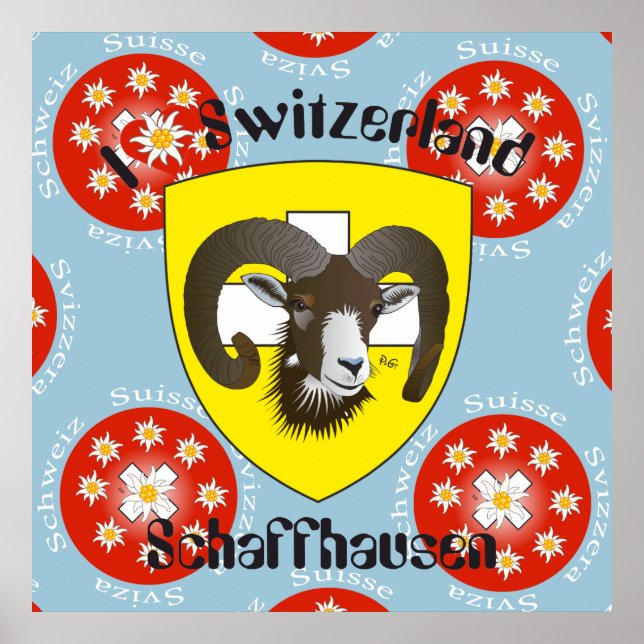 Schaffhausen - Suiza Suisse - Svizzera póster (Frente)