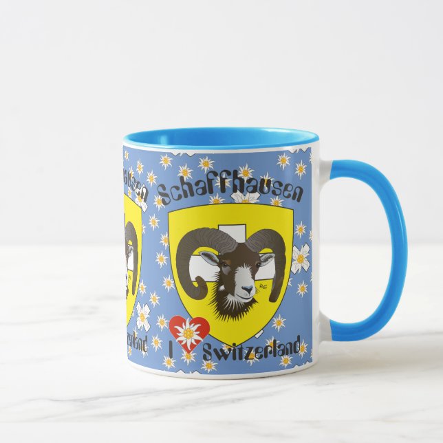 Schaffhausen - Suiza Suisse - Svizzera taza (Derecha)