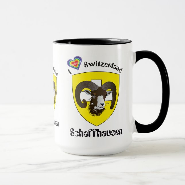 Schaffhausen Suiza Suisse Svizzera taza (Derecha)