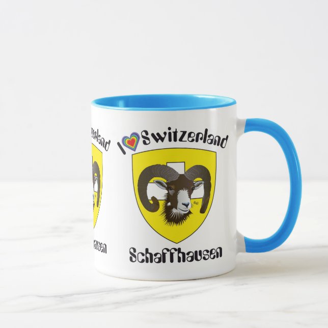 Schaffhausen Suiza Suisse Svizzera taza (Derecha)