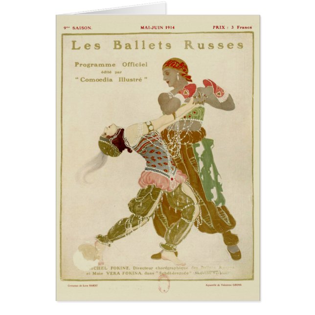 Schéhérazade, Léon Bakst y los ballets Russes (Frente)