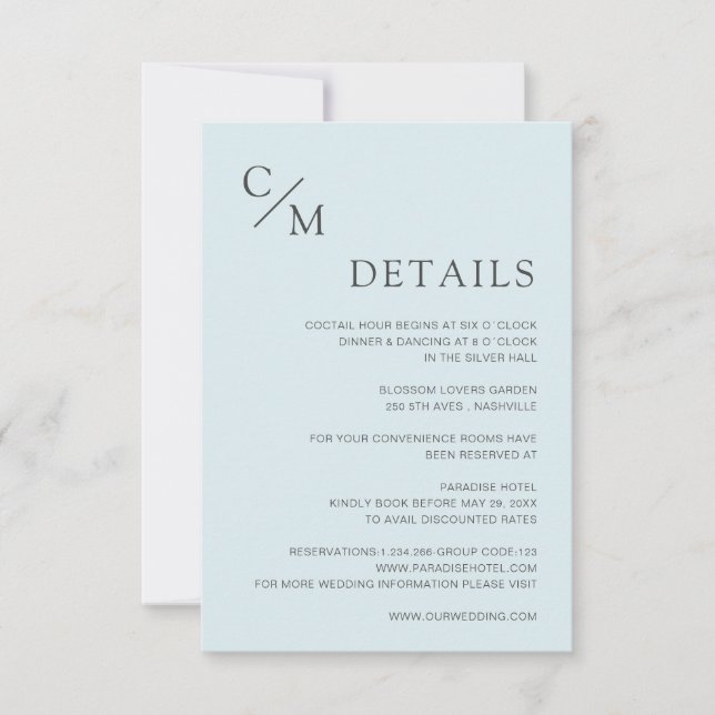 Schlicht elegante Monogramm (Anverso)