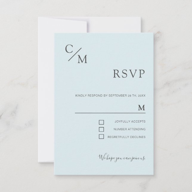 Schlicht elegante Monogramm (Anverso)