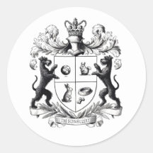 Schnauzer Coat of Arms Pegatina