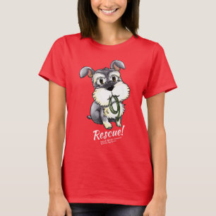 Schnauzer de Fozi - camiseta oscura (mujeres)