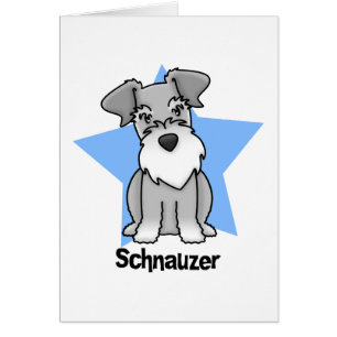Schnauzer de la estrella de Kawaii