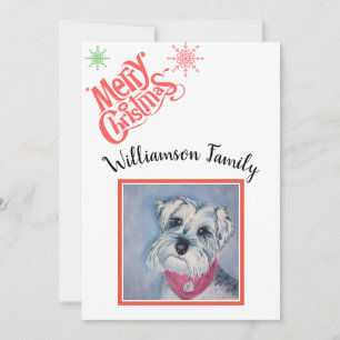 Schnauzer Feliz Navidad